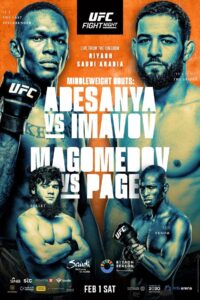 UFC Fight Night 250: Adesanya vs. Imavov